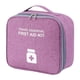 thumbnail image 4 of Bolsa de almacenamiento de medicina portátil, bolsa de primeros auxilios de tela Oxford, bolsa médica para el hogar, bolsa médica para senderismo al a morado y L, 4 of 5