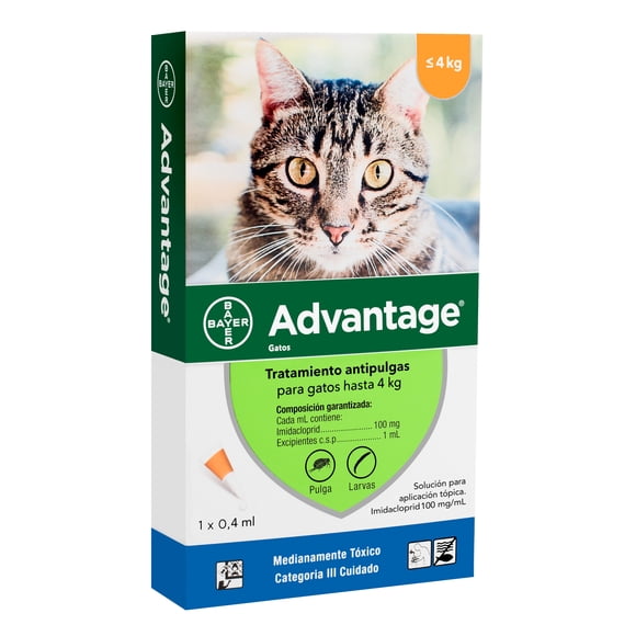 ELANCO TRATAM ANTIPULGAS GATO ADVANTAGE -4KG