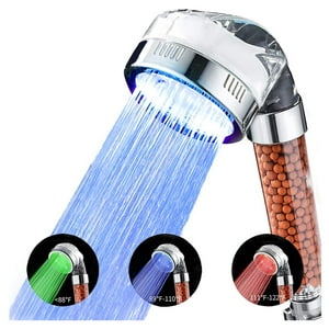 Genérico - Ducha Led Multicolor Con Luz Temperatura Mx40