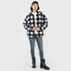 thumbnail image 4 of Chaqueta Mujer Negro Checks Corona, 4 of 5