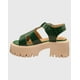 thumbnail image 3 of Sandalia Hebilla Charol Verde, 3 of 5