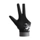 thumbnail image 2 of Guante de billar, guante deportivo, guantes elásticos para espectáculo, antideslizantes, de secado rápido para adultos con muñeca ajustable para mano empalme negro, 2 of 5