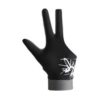 Ioensy - Guante De Billar Para Adultos, Guantes De Juego De Secado Rápido, Guantes De Exhibición Para Mano Izquierda, Empalme Negro