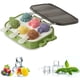 thumbnail image 1 of Mini Moldes Para Paletas De Hielo, 6 Moldes De Helado En Forma De Animal, Moldes De Silicona Reutilizables Para Helados Con Base Para Congelador, Fácil Desmoldado, Plástico Sin Bpa, 1 of 5