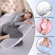 thumbnail image 3 of Almohada para embarazadas, almohada en forma de U desmontable y lavable, cojín grande, almohada de cintura, 3 of 5