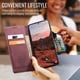 thumbnail image 4 of Funda de Cuero CaseMe para Samsung Galaxy A37 5G, Funda de Cuero Tipo Billetera Abatible con Tarjetero, Cierre Magnético, a Prueba de Golpes, Soporte, Funda Protectora para Teléfono para Samsung, 4 of 10
