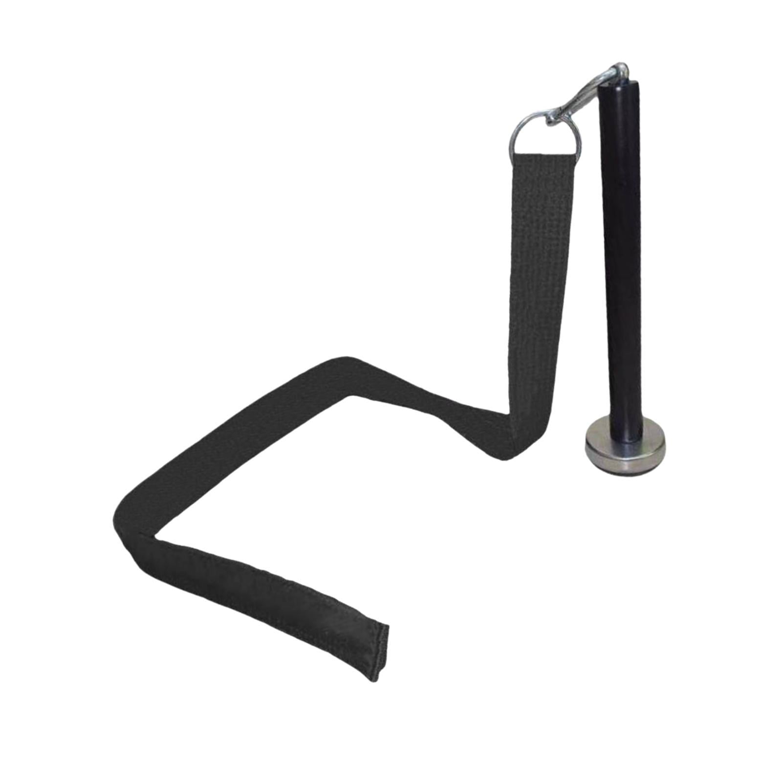 Magideal - Cinturón De Correa De Entrenamiento De Lucha De Brazos, Pasador De Carga Para Ejercitador De Antebrazo Para Máquina De Cables, Agarre Manual Para Ejer Correa Negra