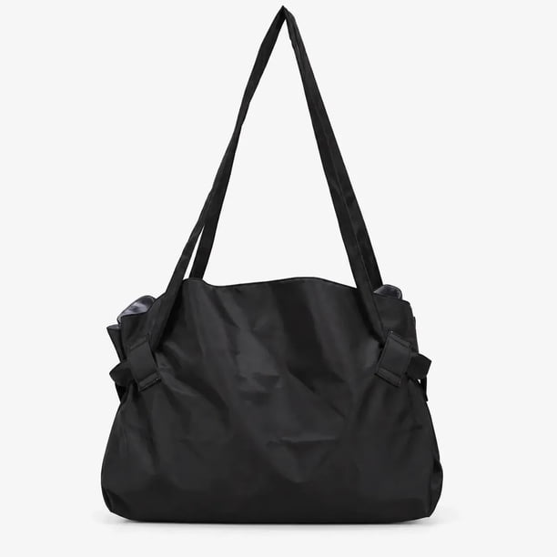 Bolso Plegable de Compras Grande Tipo Shopper con Bolsillo con Cierre y Asas Largas