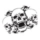 thumbnail image 5 of Pegatinas Para Capó De Coche Con Cabeza De Calavera, Calcomanía Gráfica Para Camiones, Barcos, Yates, Negro, 5 of 5
