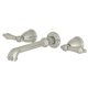 thumbnail image 1 of Llave para baño Kingston Brass KS7128AL de montaje en pared, níquel cepillado, 1 of 2
