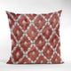 thumbnail image 4 of Almohada Velvet Majestic de Plutus Brands, roja y gris, hecha a mano en EE. UU., 4 of 5