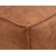 thumbnail image 4 of Pouf Cuadrado Boho Cuero Bonded, 4 of 6