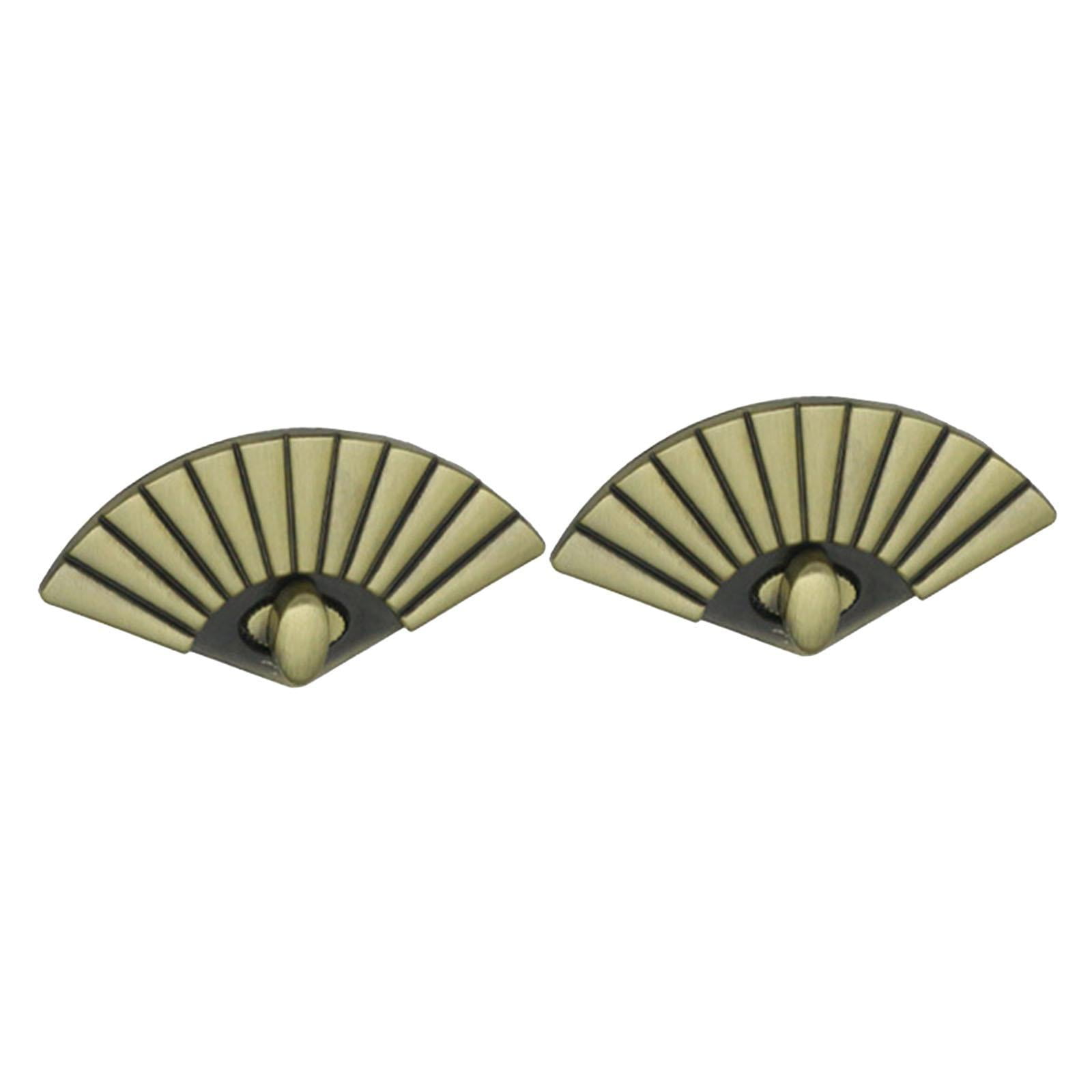 Magideal - 2 Piezas De Cierre Giratorio Para Carteras, Bolsos De Mano, Cierres Giratorios, Herrajes, Cierre Resistente Para Hacer Carteras, Bolsos De Cuero Verde Antigüedad