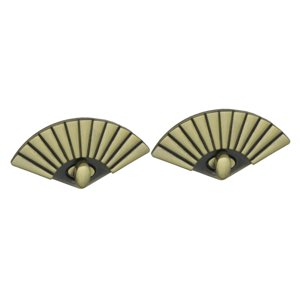 Magideal - 2 Piezas De Cierre Giratorio Para Carteras, Bolsos De Mano, Cierres Giratorios, Herrajes, Cierre Resistente Para Hacer Carteras, Bolsos De Cuero Verde Antigüedad