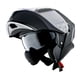 thumbnail image 2 of Casco de moto 1Storm LED-X90 modular integral negro mate, 2 of 7