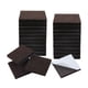 thumbnail image 1 of Uxcell Hogar 24 piezas Almohadillas de fieltro marrón para muebles Protector de suelo cuadrado para patas de sillas 30 x 30 x 5mm, 1 of 7