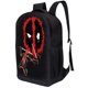 thumbnail image 2 of Mochila Marvel Comics Classic Deadpool 1 negra 40x30x15 cm, 2 of 6