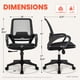 thumbnail image 5 of Silla de oficina NEO CHAIR ergonómica de malla ajustable negra, 5 of 8
