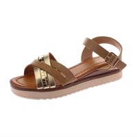 Sandalia Khaki Vía Franca