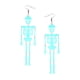 thumbnail image 2 of Pendientes De Esqueleto Pendientes Góticos Espeluznantes Decorativos Para Club Mujeres Halloween, 2 of 5