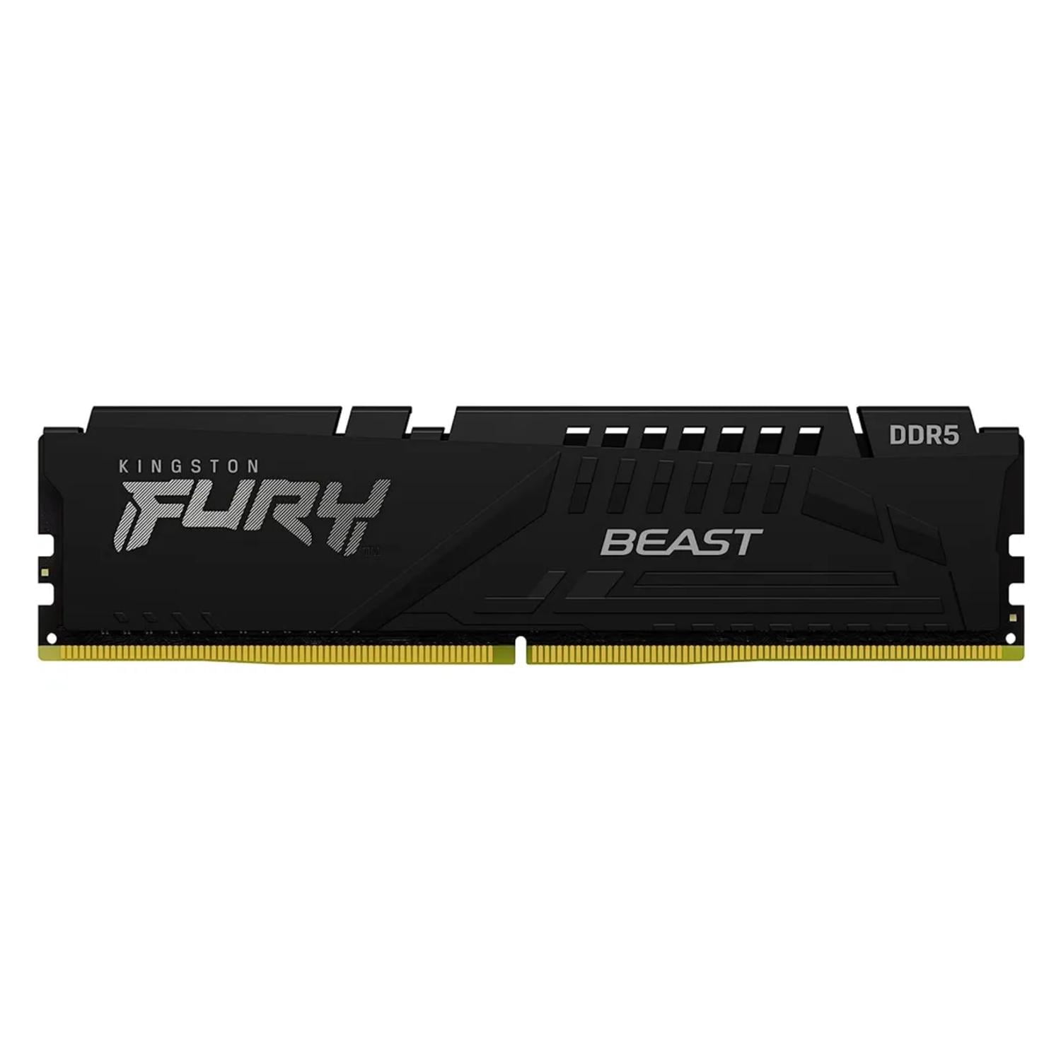 Kingston - Memoria Ram Fury Beast Black 8 Gb Ddr5 5200 Mhz Negro