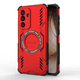 thumbnail image 3 of Funda FOXDOCK para Samsung Galaxy M56 , magnética, resistente a golpes, con soporte, unisex, carga inalámbrica, 3 of 4