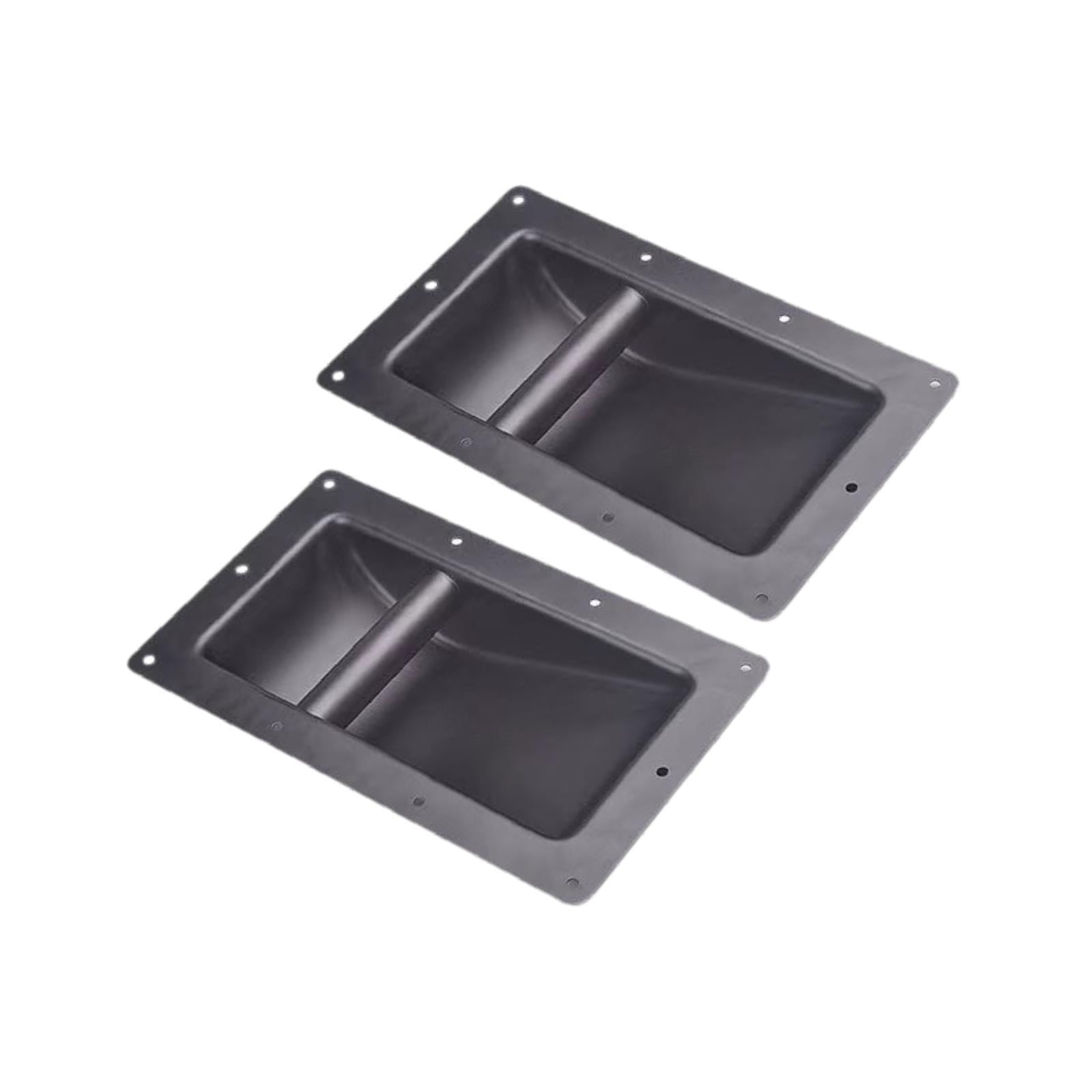 Magideal - 2x Asas Para Gabinete De Altavoz Soportes Empotrados Soporte De Agarre Para Gabinete De Transporte De Altavoz Soporte De Agarre Estuche Cargado L