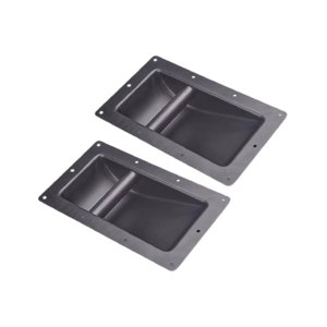 Magideal - 2X Asas Para Gabinete De Altavoz Soportes Empotrados Soporte De Agarre Para Gabinete De Transporte De Altavoz Soporte De Agarre Estuche Cargado L