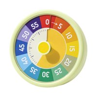 Bothyi - Temporizador Visual De Escritorio De Sesenta Minutos, Recordatorio De Tareas Sin Tictac Para Estudiantes, Niños Y Adultos, Verde