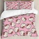 thumbnail image 1 of Hello Cat Kitty 3 Piece Twin Bed Set - Includes Comforter & Pillowcases - Bedding Features Anime Cats - Super Soft Fade Resistant Microfiber, 1 of 4