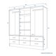 thumbnail image 5 of Clóset Maipo 6 Puertas 6 Cajones Cerezo, 5 of 7