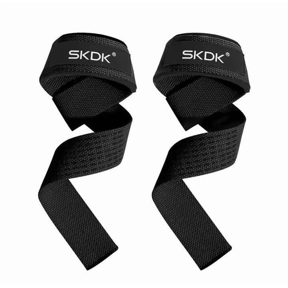 Straps Gym SKDK Deadlift Antideslizante y Acolchado | Negro