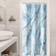thumbnail image 1 of 1pc Luxury Gray Golden Marble Shower Curtain Set - Waterproof, Washable, and Standard Size for Bathtub - Includes 12 Plastic Hooks, 1 of 5