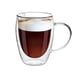 thumbnail image 1 of Tazas de café de vidrio transparente de doble pared 350 ml, 1 of 4