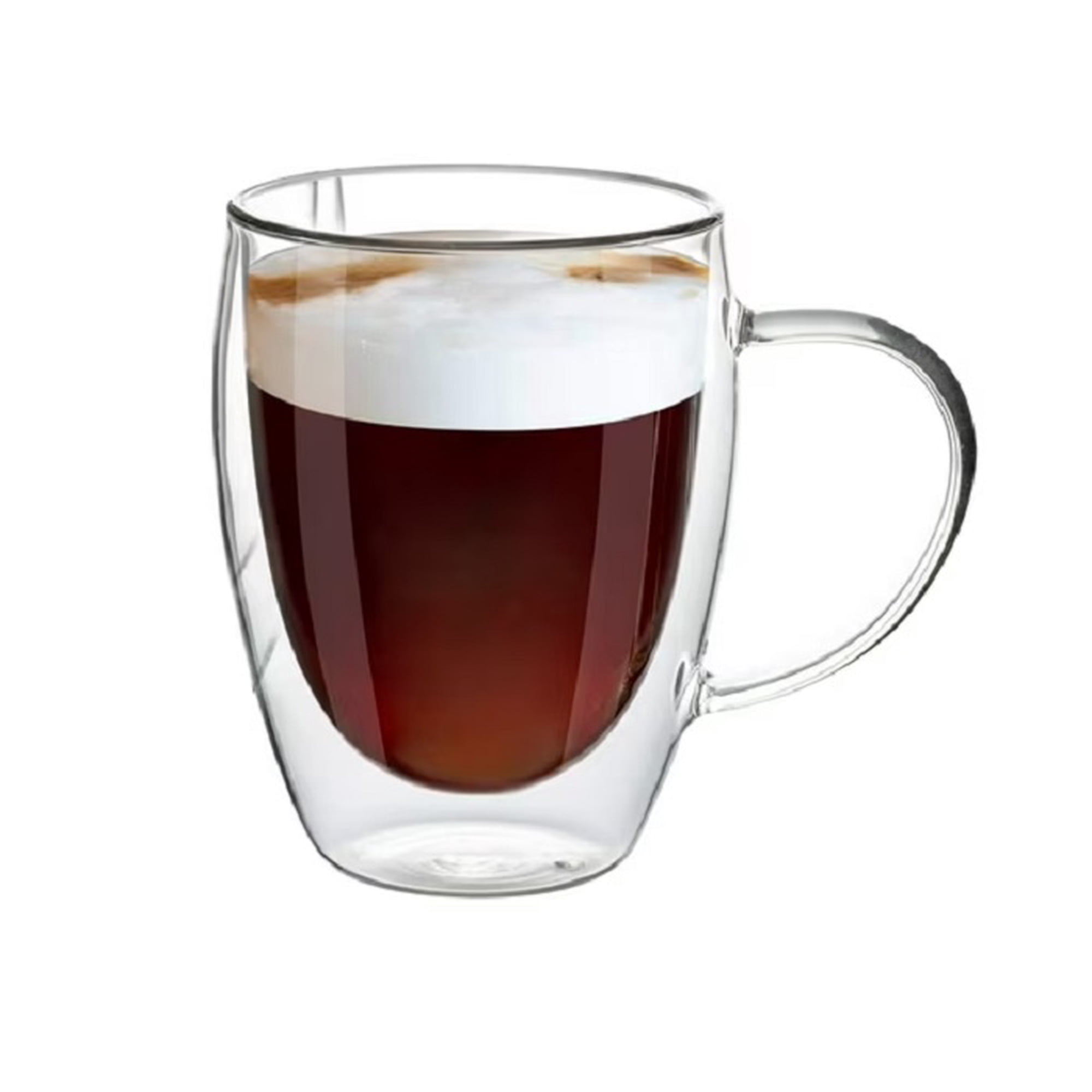 Genérico - Tazas De Café De Vidrio Transparente De Doble Pared 350 Ml