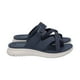 thumbnail image 3 of Sandalia Mujer Azul Plataforma Valentina Police, 3 of 6