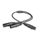 thumbnail image 1 of Cable Divisor Xlr De 1 A 2 s Para Micrófono Para Amplificadores Y Mezcladores 100 Cm, 1 of 5