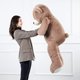 thumbnail image 4 of Peluche con forma de oso de peluche Tezituor, tamaño grande, 132 cm, color marrón, 4 of 9