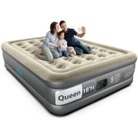 Colchón Inflable Idoo Queen Con Bomba Integrada De 650 Libras Como Máximo