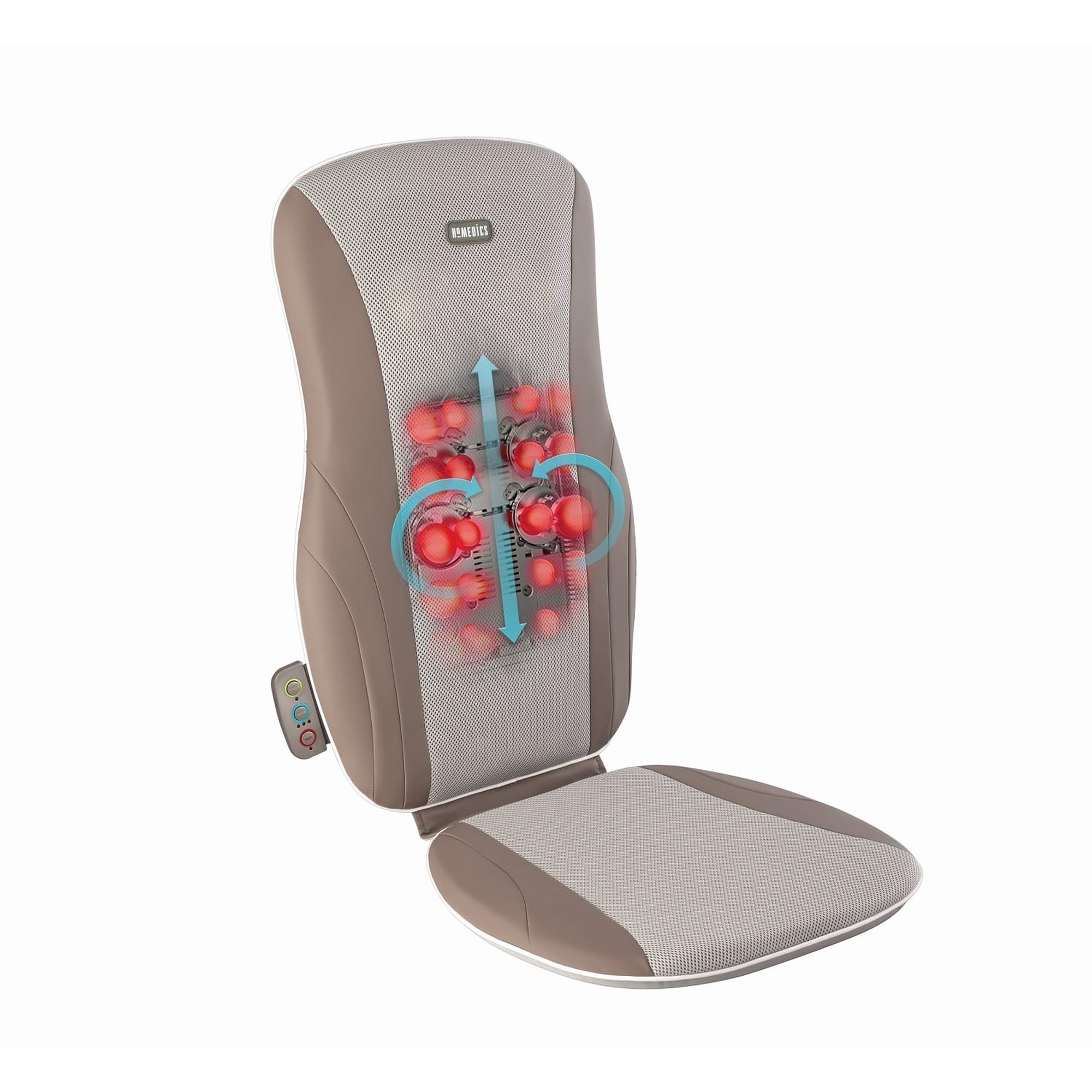 Cojín De Masaje Homedics Shiatsu Con Calor Para Espalda Completa