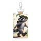 thumbnail image 4 of Mapache Toalla con diseño único, regalo ideal para fans. Perfecta para uso diario, fitness, yoga, boxeo y bronceado. Medidas: 35x73 cm, 4 of 6