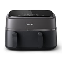 Freidora Philips Serie 3000 Doble Cesta 9.5 L Negra