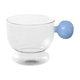 thumbnail image 2 of Tazas De Cristal Con Mango De Bola, Tazas De Café Bonitas, Taza De Té Para Bebidas Frías/calientes Heladas, Azul, 2 of 3