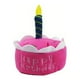 thumbnail image 1 of Plush Pet Toy, Birthday Cake Design Dog Chew Toy, Interactive Dog Squeaky Toys, Pet Toys, 1 of 3
