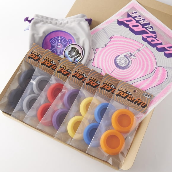 Almohadillas YAXI para Koss PORTAPRO con funda, 7 pares (7 colores)