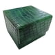 thumbnail image 2 of Caja Para Baraja De Cartas Coleccionables, Almacenamiento De Piel Sintética Para álbum De Cartas De Fútbol TCG, Color Verde, 2 of 5