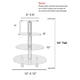 thumbnail image 4 of Soporte Para Tartas Con Forma De Torre Redonda Acrílica De 4 Niveles, 4 of 9