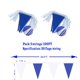 thumbnail image 3 of Guirnalda LUSEOAN 30 m Azul y Blanco 60 piezas de banderines, 3 of 7