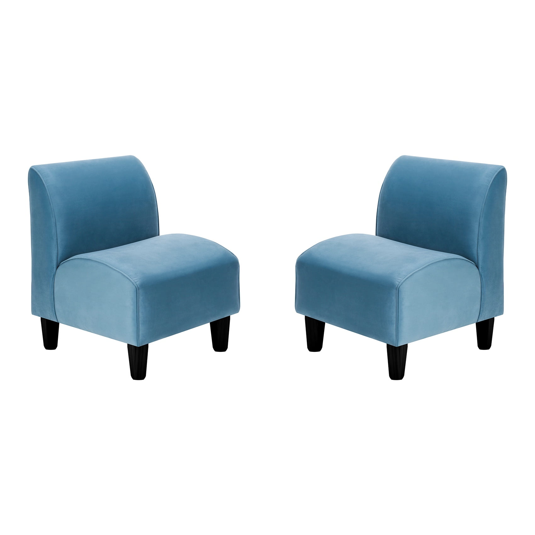 Bodevir - Set Poltrona Soft 1c Felpa 00 Azul Petroleo