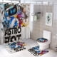 thumbnail image 1 of Juego de Cortina de Ducha Astro Bot Desmarcar 4 Piezas, 1 of 6